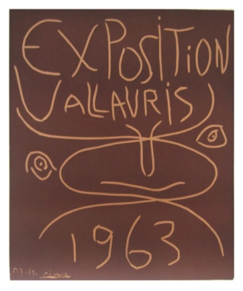 Linogravura Picasso - Vallauris 63