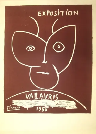 Linogravura Picasso - Vallauris Exhibition