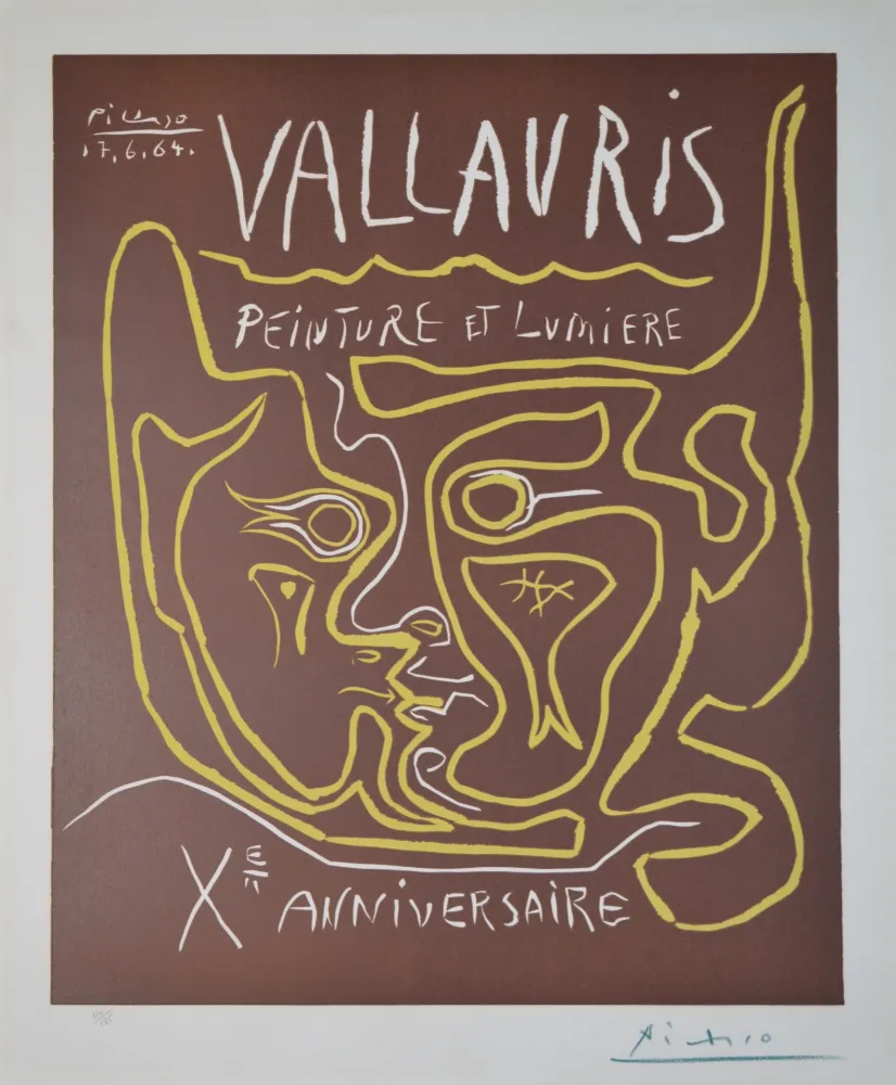 Gravura Picasso - Vallauris Exhibition - B1850