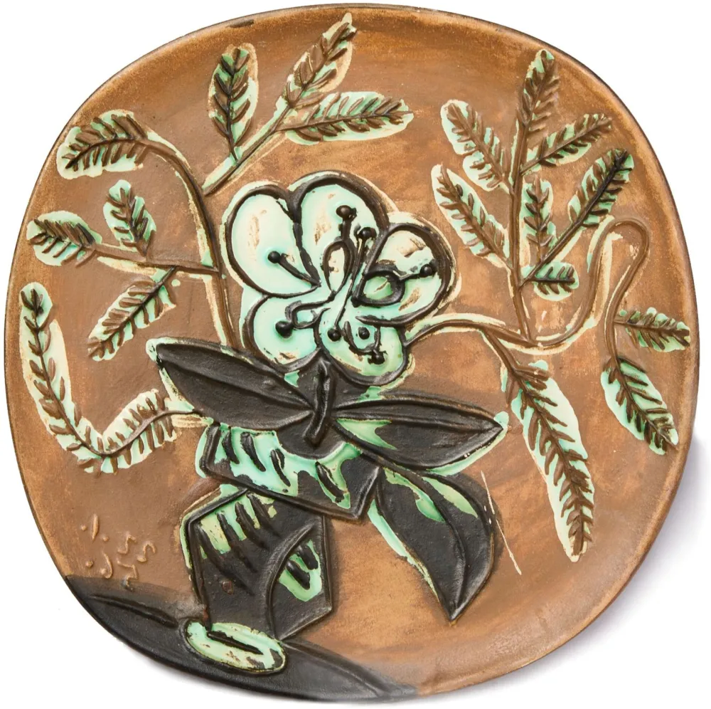 Cerâmica Picasso - “Vase au bouquet”