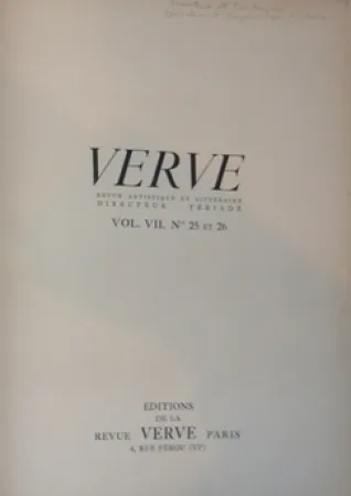 Livro Ilustrado Picasso - Verve 25 et 26