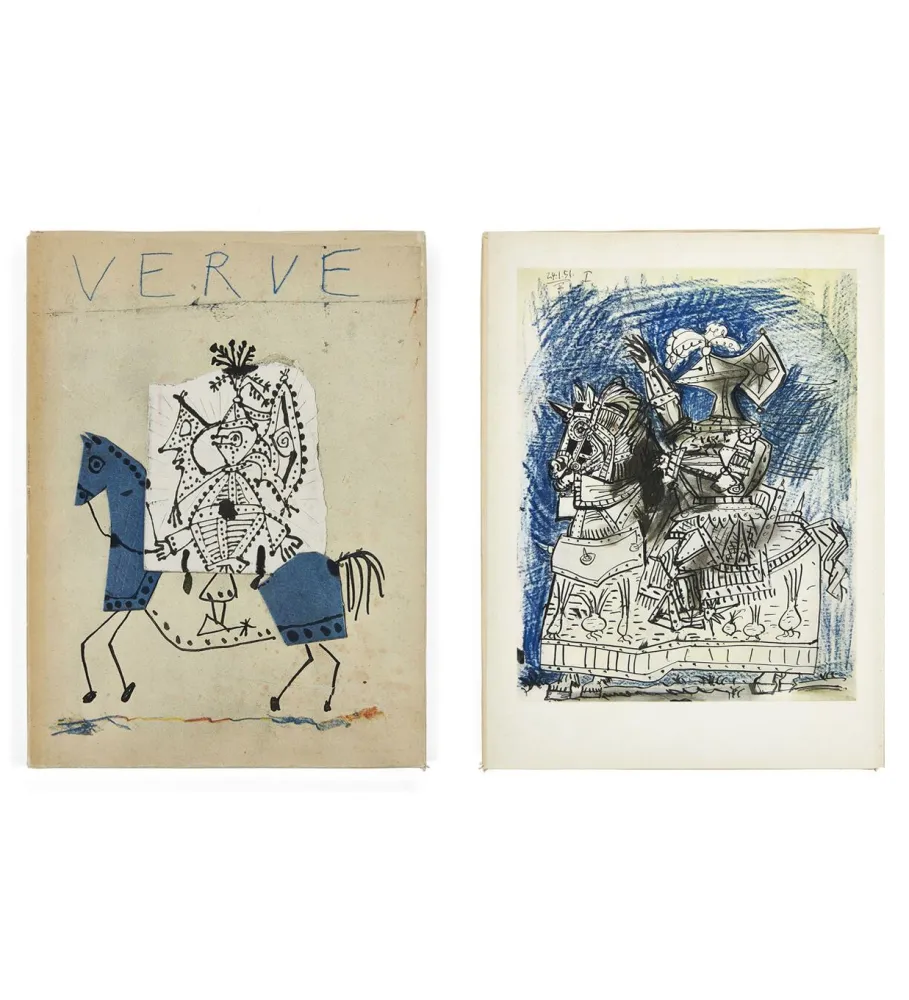 Livro Ilustrado Picasso - VERVE. Vol. VII, n° 25-26. 
