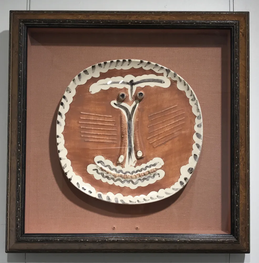 Cerâmica Picasso - Visage au nez pince (A.R. 414)