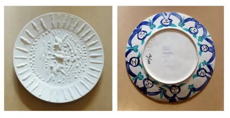 Cerâmica Picasso - Visage tourmenté