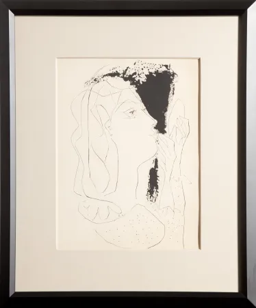 Gravura Picasso - Woman With Mirror