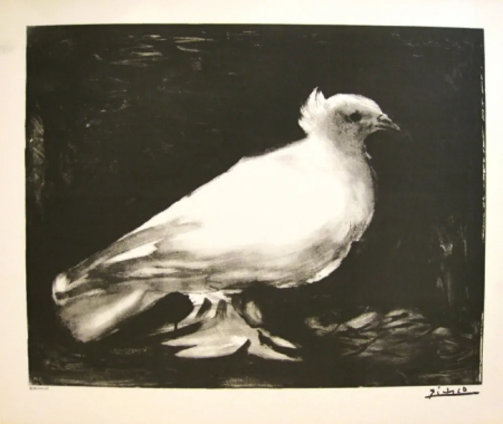 Litografia Picasso - XXème anniversaire, mouvement de la paix (before lettering)