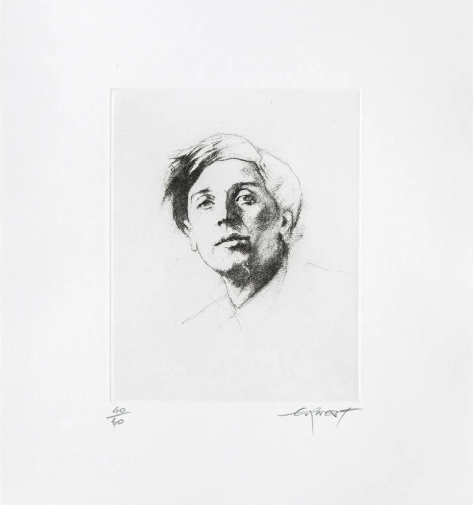 Gravura Pignon-Ernest - Alban Berg