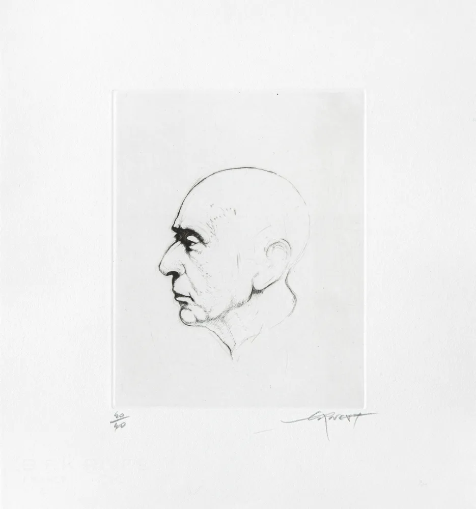 Gravura Pignon-Ernest - Arnold Schönberg