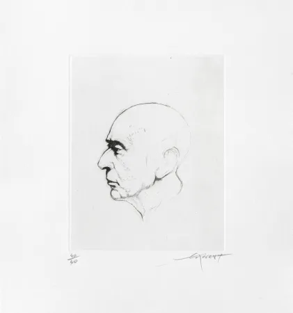 Gravura Pignon-Ernest - Arnold Schönberg