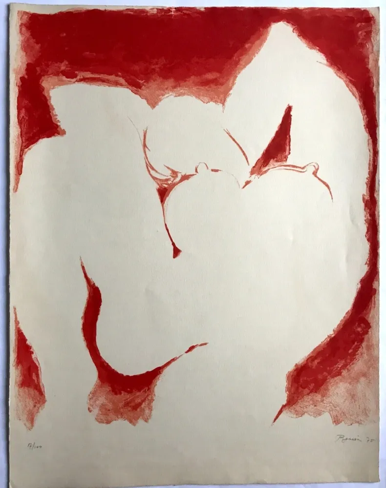 Litografia Pignon - Nu blanc / Salon de Mai