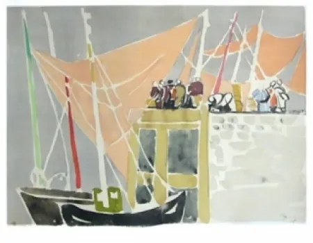 Litografia Pignon - Ostende