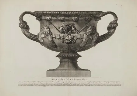 Gravura Piranesi - Vaso