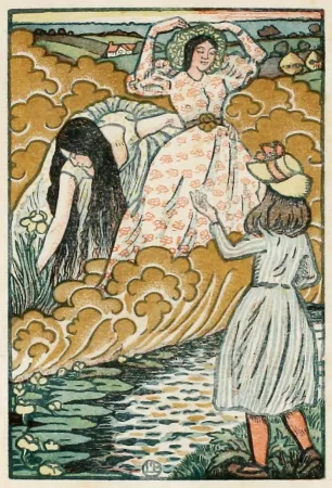 Xilogravura Pissarro - In the field