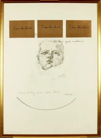 Serigrafia Pistoletto - I AM THE THIRD