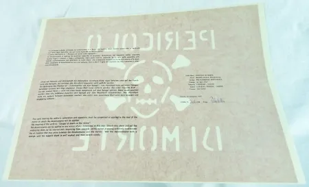 Múltiplo Pistoletto - Kölner Kunstmarkt 1971