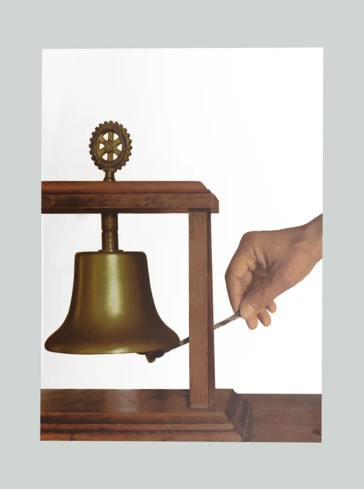 Serigrafia Pistoletto - La campana della solidarietà