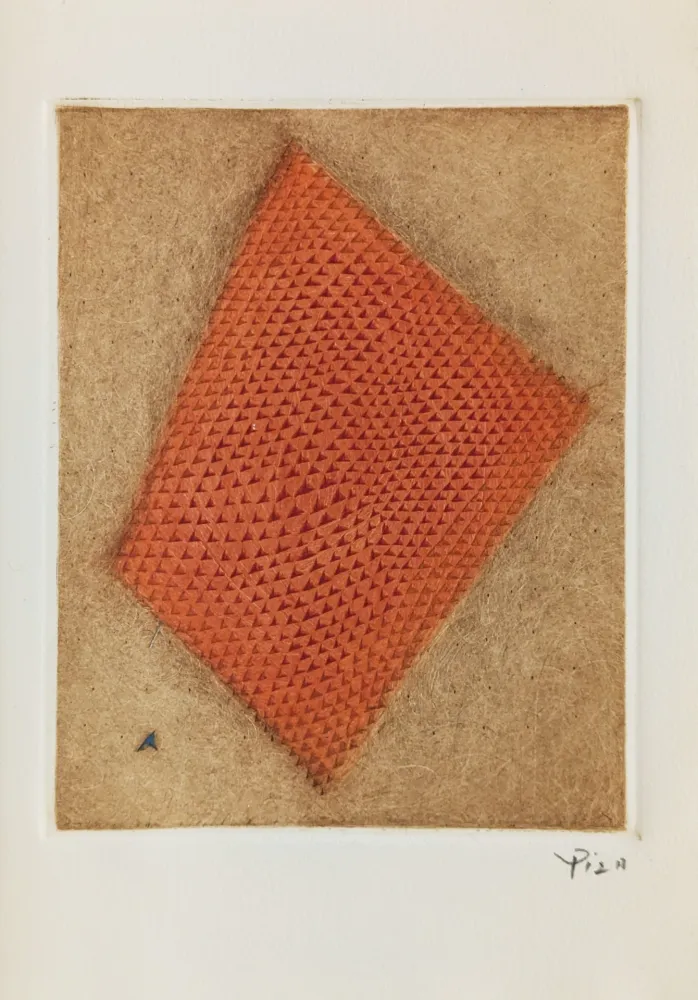 Gravura Piza - Carte de Voeux - Galerie Michel (Paris) 