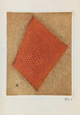 Gravura Piza - Carte de Voeux - Galerie Michel (Paris) 