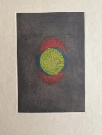 Gravura Piza - Rouge bleu vert 