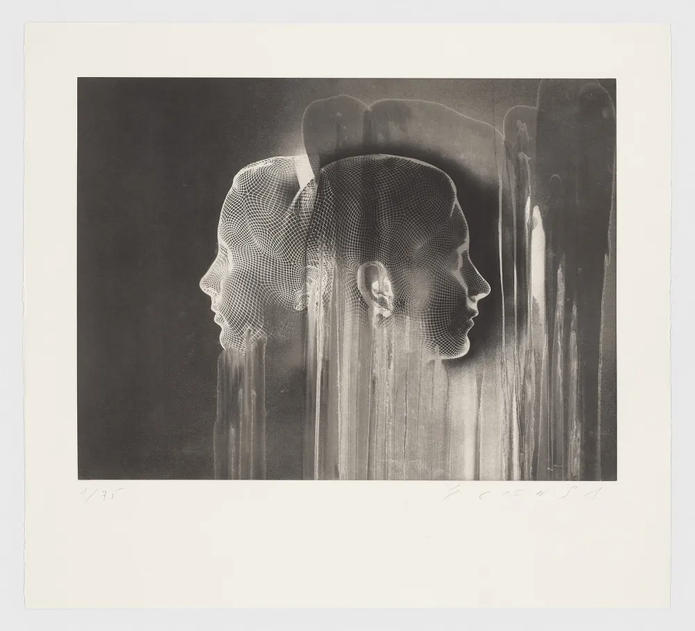 Gravura Plensa - Sin titulo