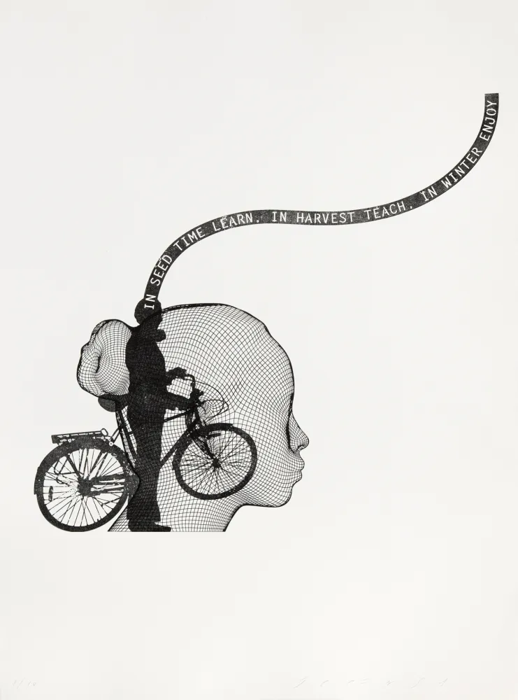 Gravura Plensa - Suite du temps VII