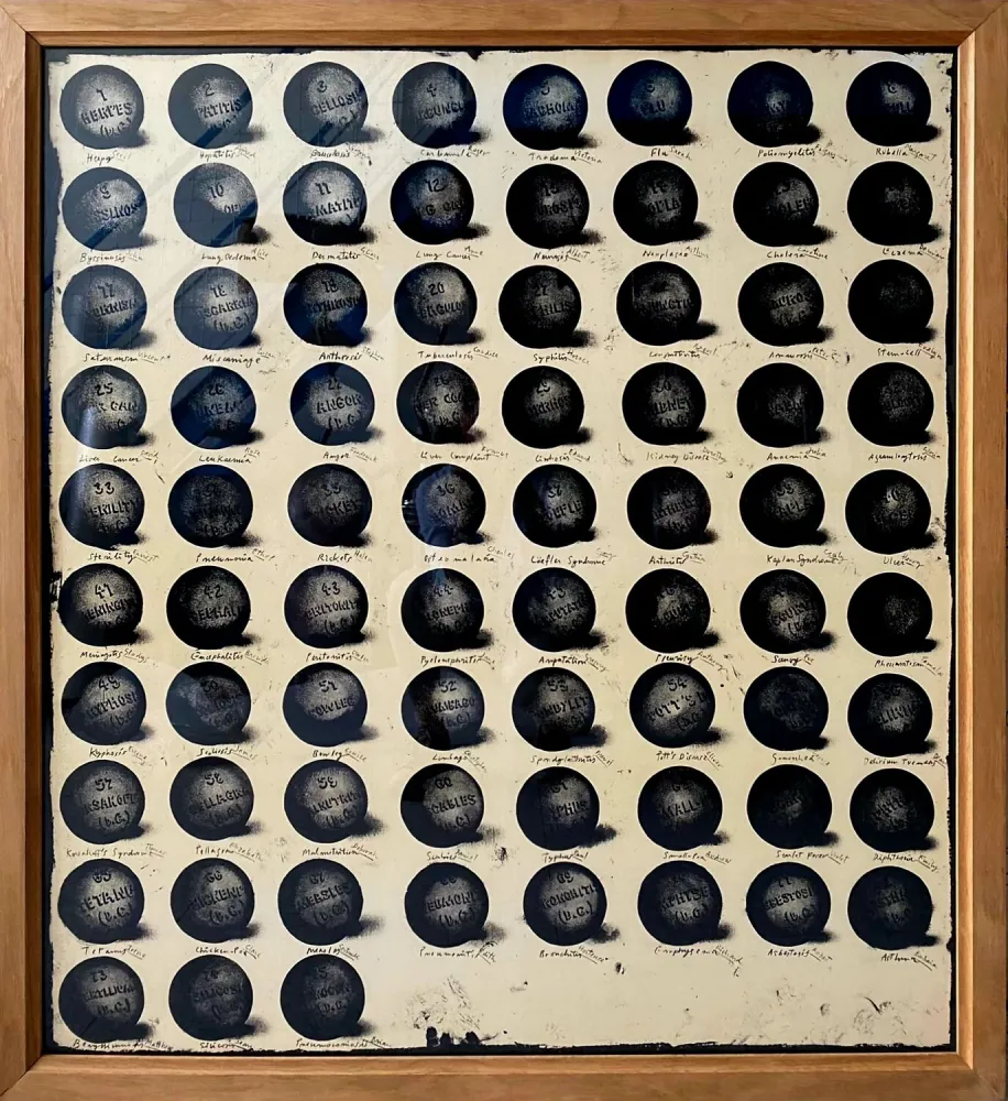 Litografia Plensa - Twins