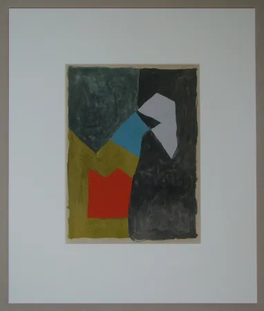 Estêncil Poliakoff - Composition, 1955
