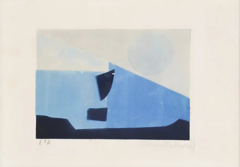 Água-Tinta Poliakoff - Composition bleue n° II