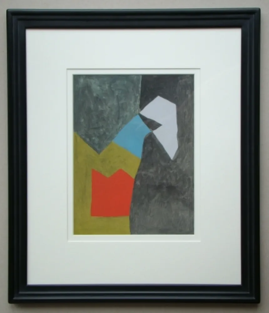 Estêncil Poliakoff - Gouache, 1955