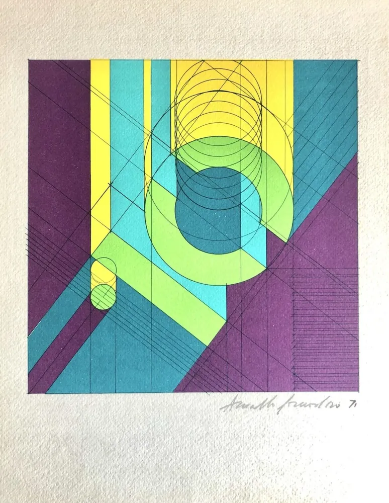 Litografia Pomodoro - Number 10