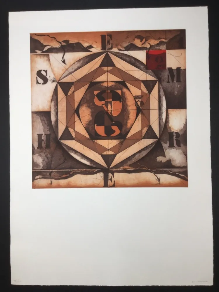 Água-Forte E Água-Tinta Pomodoro - Numero oltre il visibile