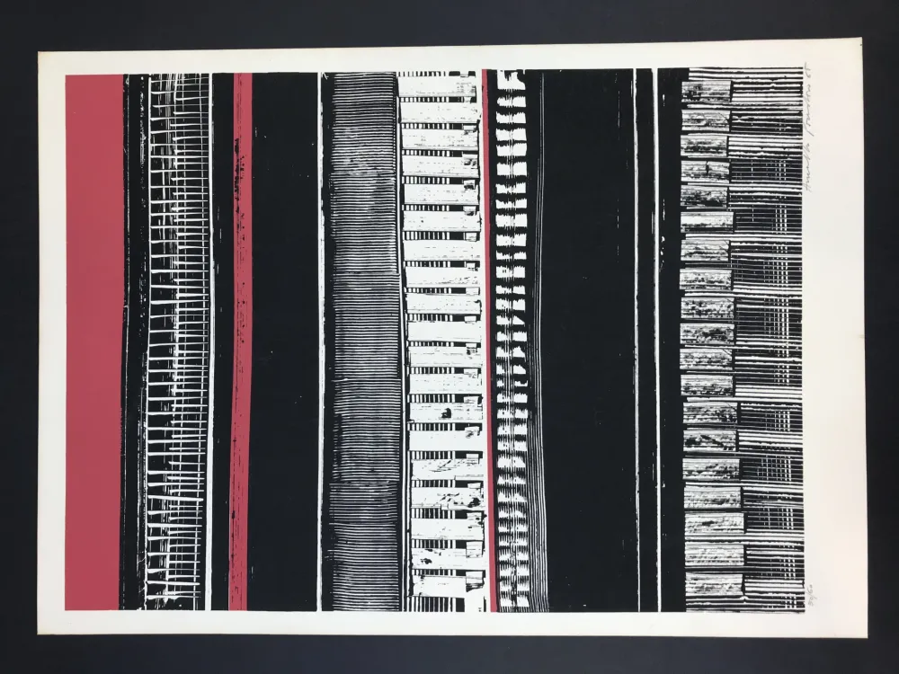 Serigrafia Pomodoro -  Strutturazione, 19655
