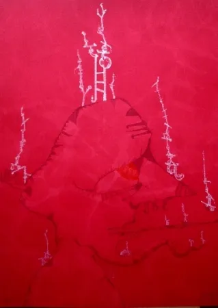 Litografia Ponç - Barcelone 1