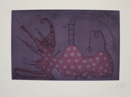 Água-Forte E Água-Tinta Ponç - Esfinx acrobática / Acrobatic Sphinx