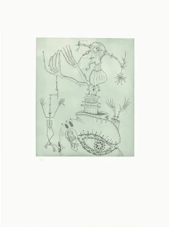 Gravura Ponç - Homenaje a Bruhegel (sic!)