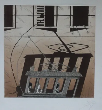 Litografia Ponç - Kafka