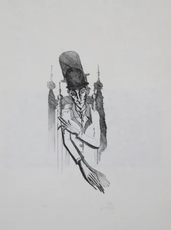 Gravura Ponç - Kafka 7