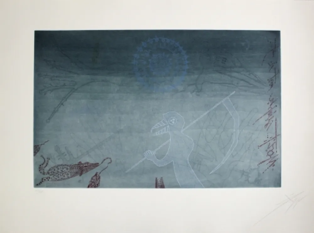 Gravura Ponç - La mort dels mosquits (Death of the Mosquitos)