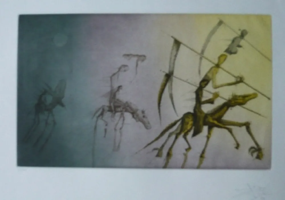 Água-Forte E Água-Tinta Ponç - Quichotte 1