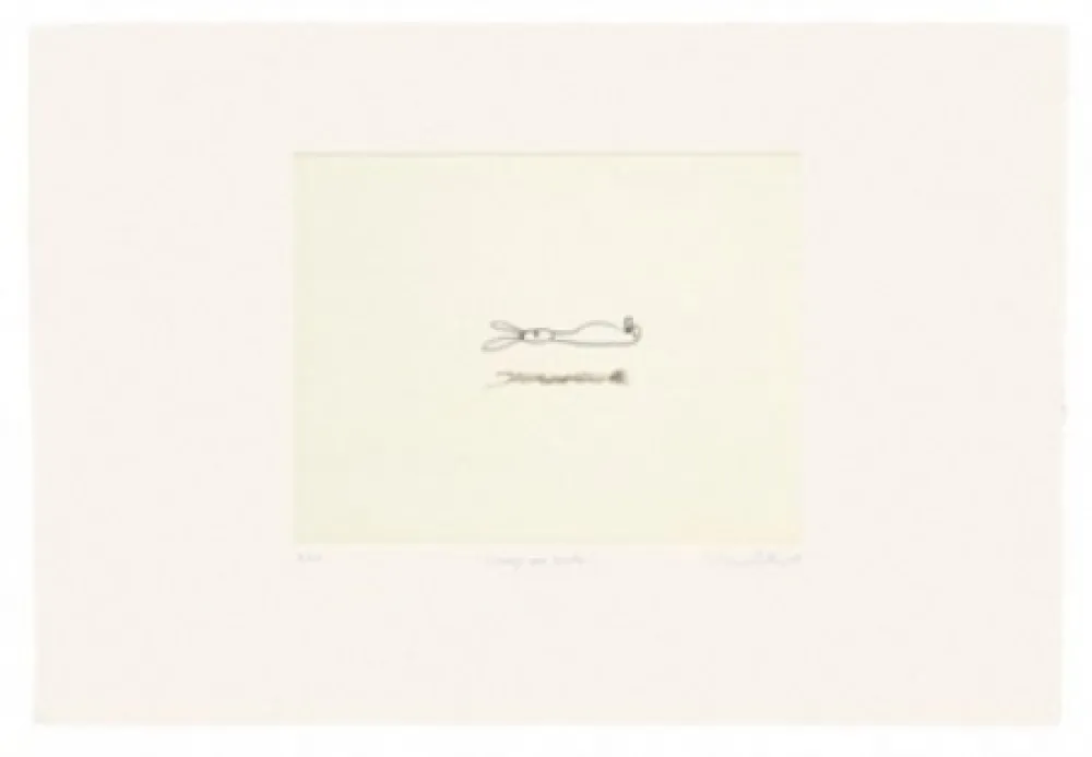 Gravura Porter - Conejo que levita