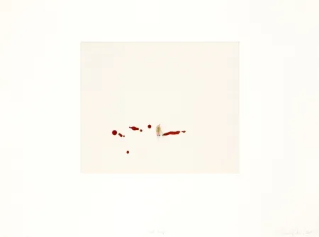 Gravura Porter - Red drips