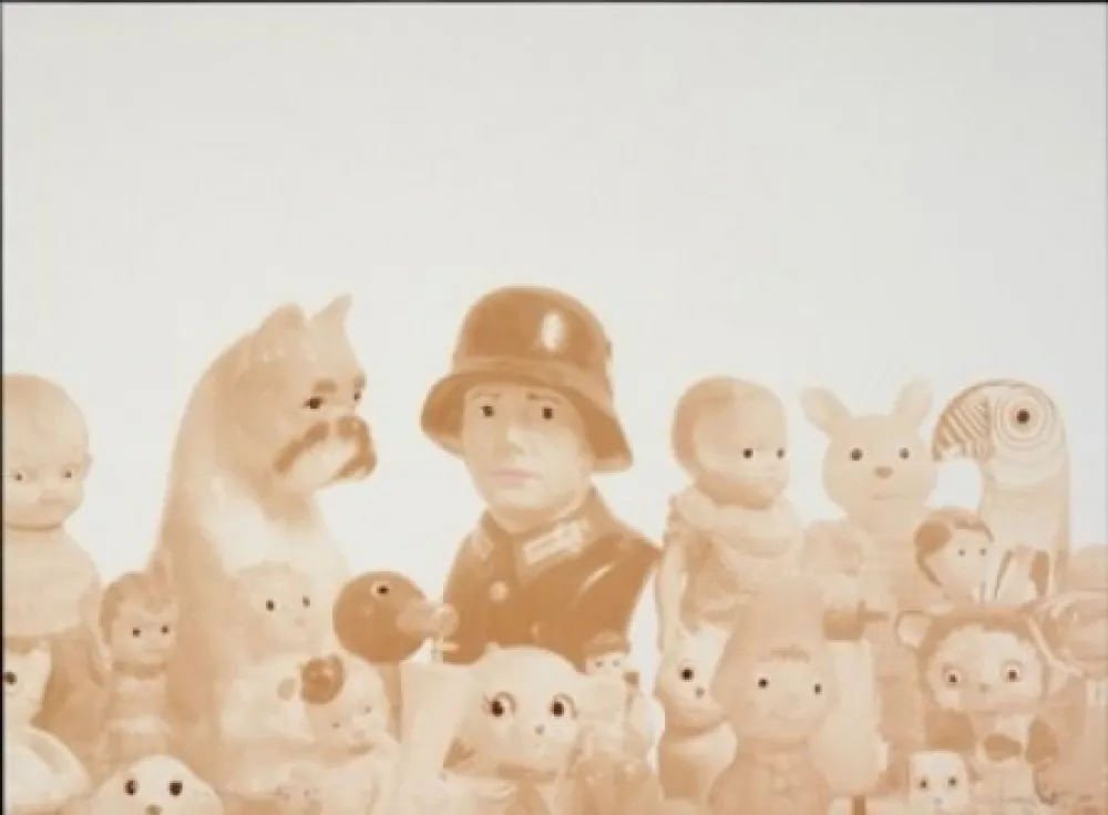 Litografia Porter - Sin título con nazi