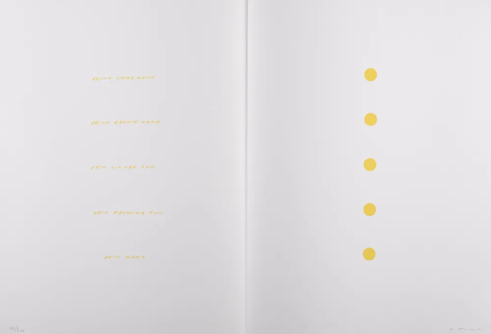 Litografia Prantl - Dein Herz, 1979 - Hand-signed