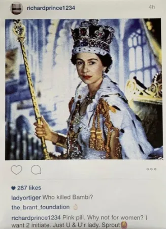 Múltiplo Prince - Instagram New Portraits - Queen Elizabeth II ,