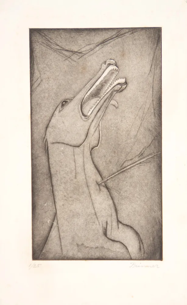 Água-Forte Prinner - Sans titre, 1948.