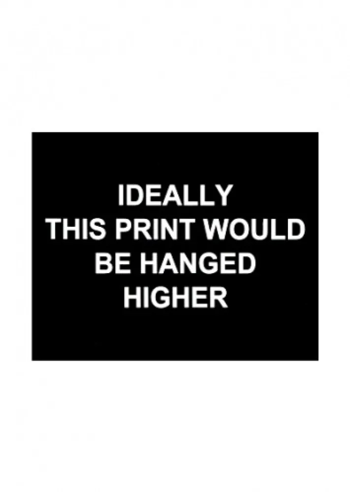 Gravura Prouvost  - Ideally this print would be hanged higher