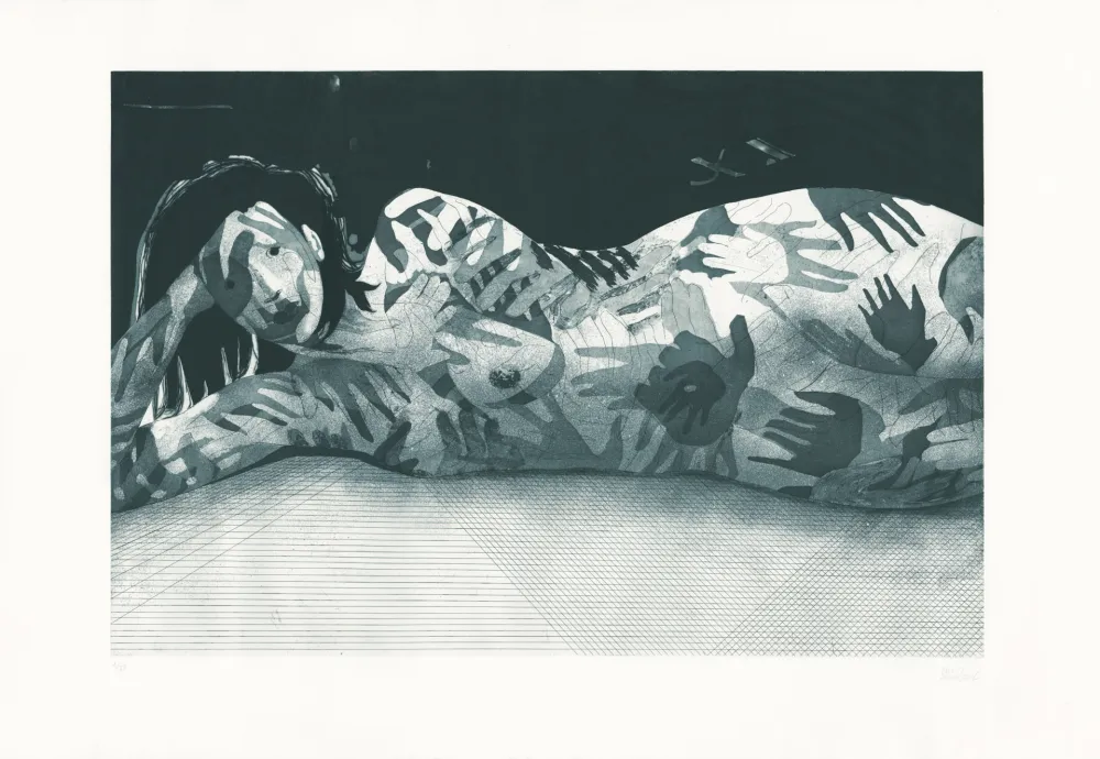 Gravura Prudhomme - Sans Titre (Mains positives, Mains négatives)