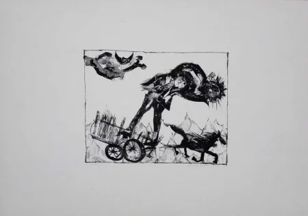 Litografia Pyroth - Der Sommerdieb.  Ein finnisches Märchen.