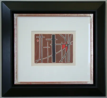 Litografia Quentin - Composition - 1956