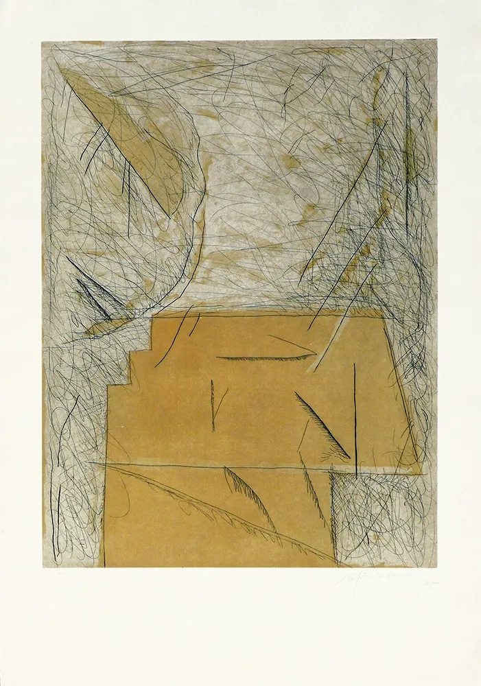 Gravura Ràfols Casamada - Abril V